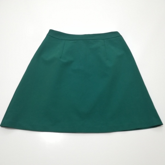 ASOS Dresses & Skirts - ASOS Teal Aline Mini Skirt Zipper Detail Size 4